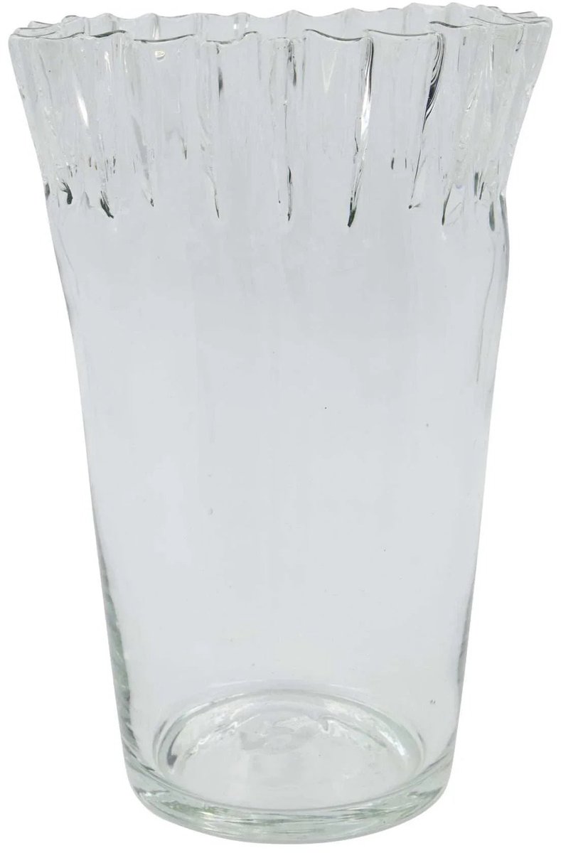 House Doctor Vaas Fold helder glas 28cm