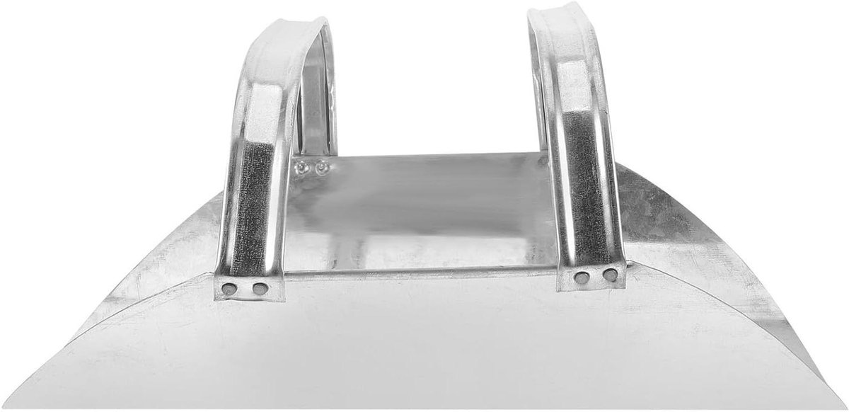 Voerschep Metaal - Schep Dier Voer - Dieren Voeren - Extra Dik IJzer - 40 cm - Zilver