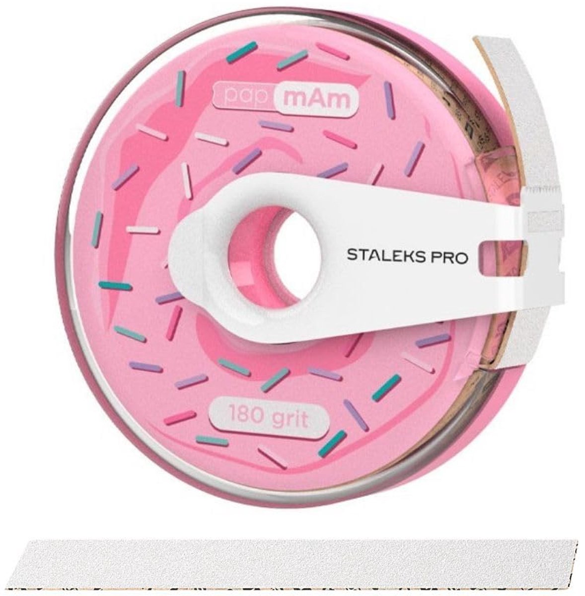 Dailygoods - BOBBINAIL Donut Vijldispenser met 6 m Navullingen - Korrelgrootte 180