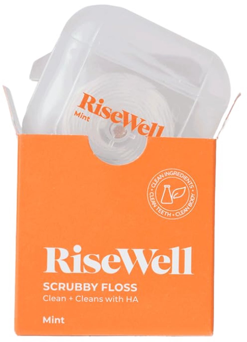 Dailygoods - Scrubby Floss - Natuurlijke PFAS-vrije Tandzijde met Hydroxyapatiet