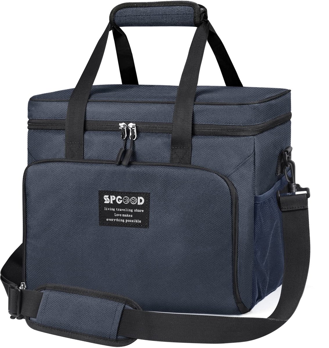 SnelShoppen - Opvouwbare Koeltas 30 liter - Waterdichte Geïsoleerde Lunch Tas voor Picknick, BBQ's, Camping, Uitstapjes, Winkelen, Gym en Reizen
