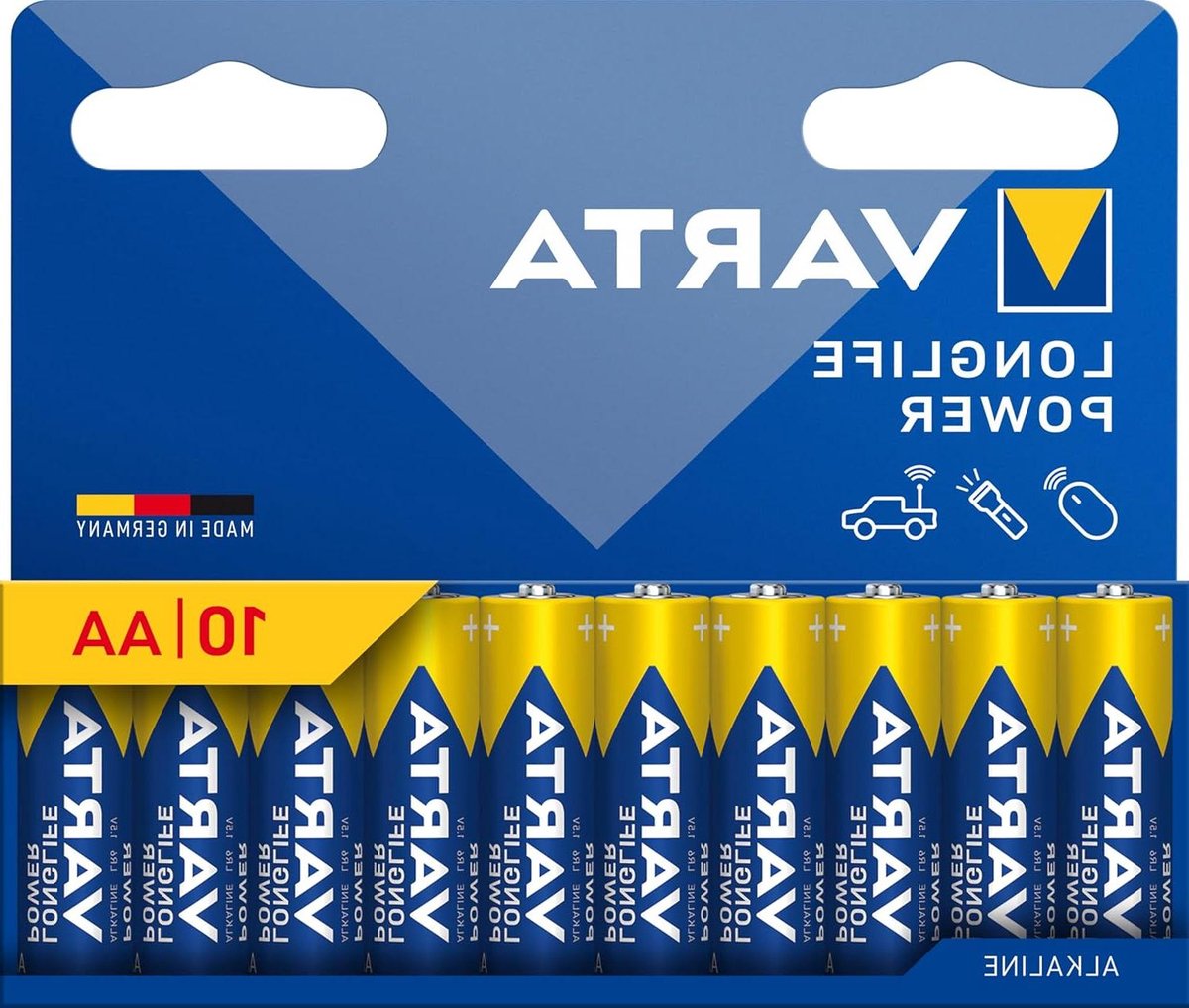 AA Batterijen - Energizer Batterijen - Apparaten Voeden - Hoge Prestaties - 10 Stuks - Zwart