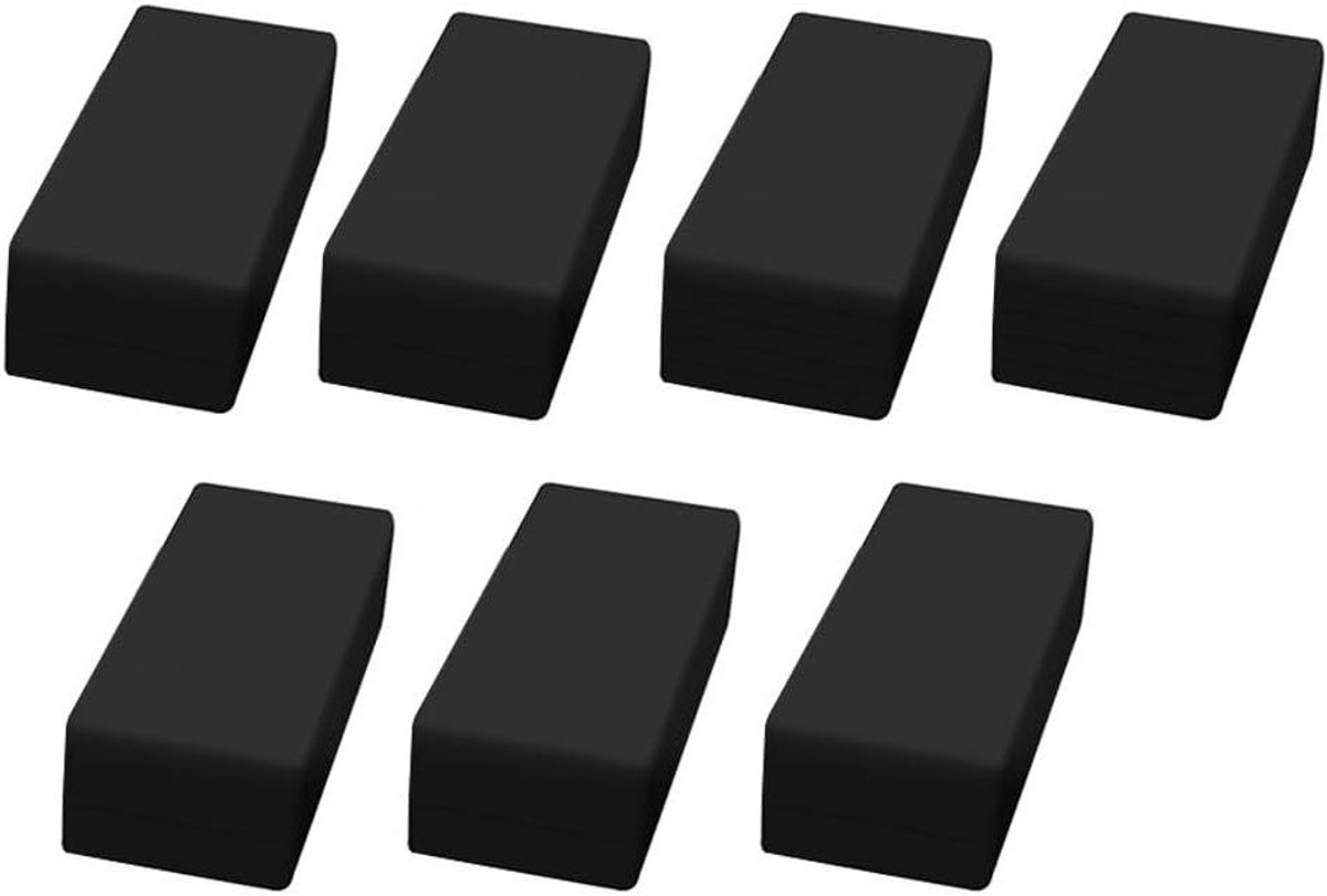 Schokdempers Schuim - Stootkussens Vulling - Meubels Beschermen - EVA Materiaal - 20 Stuks - Zwart