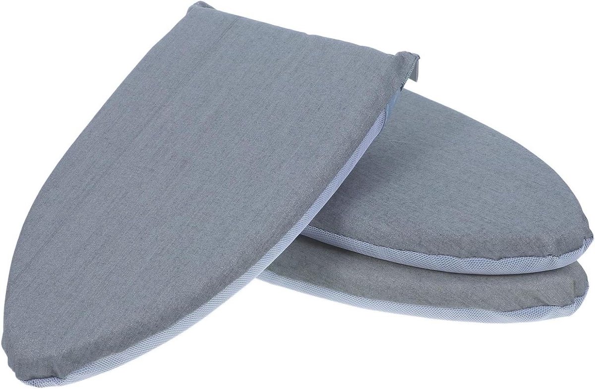 Strijkhandschoenen Set - Stoomhandschoen Strijkmat - Kreukvrije Kleding - Hittebestendig Ademend - 24 x 15 cm - Grijs