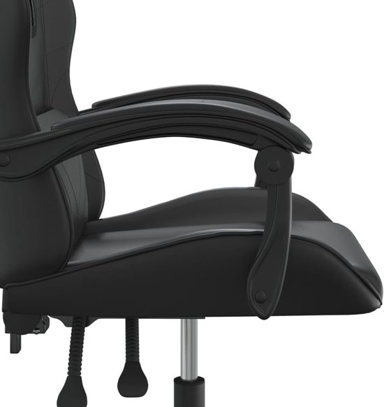 Gaming Stoel - Comfortabele Stoel - Gamen - Verstelbare Rugleuning - 360 Graden Draaibaar - Zwart — afbeelding 4