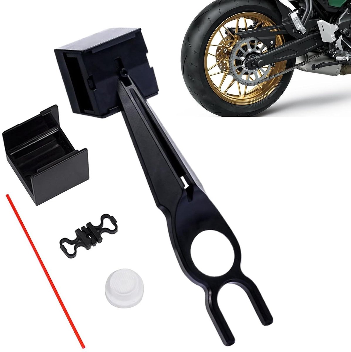 Kettingolie Gereedschap - Ketting Smeermiddel - Motoronderhoud - Gelijkmatige Smering - 15.6 x 5.9 x 4.8 cm - Niet gespecificeerd