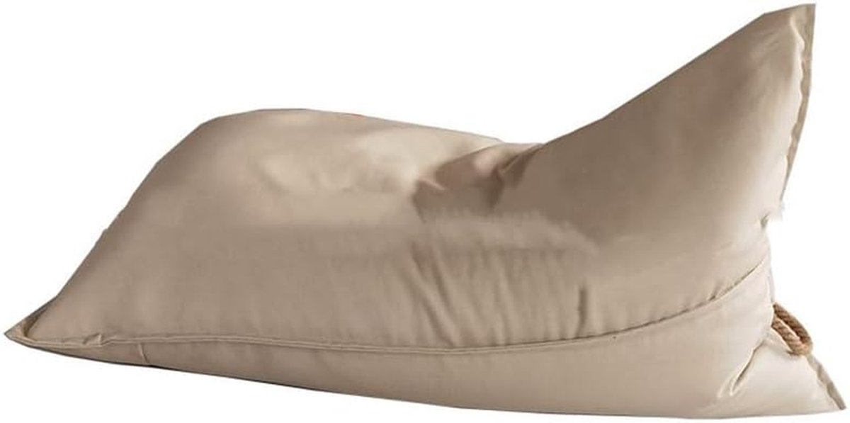 Grote Zitzak - Zitkussen Tuin - Ontspannen Buiten - Waterproof Polyester - 140x110cm - Beige