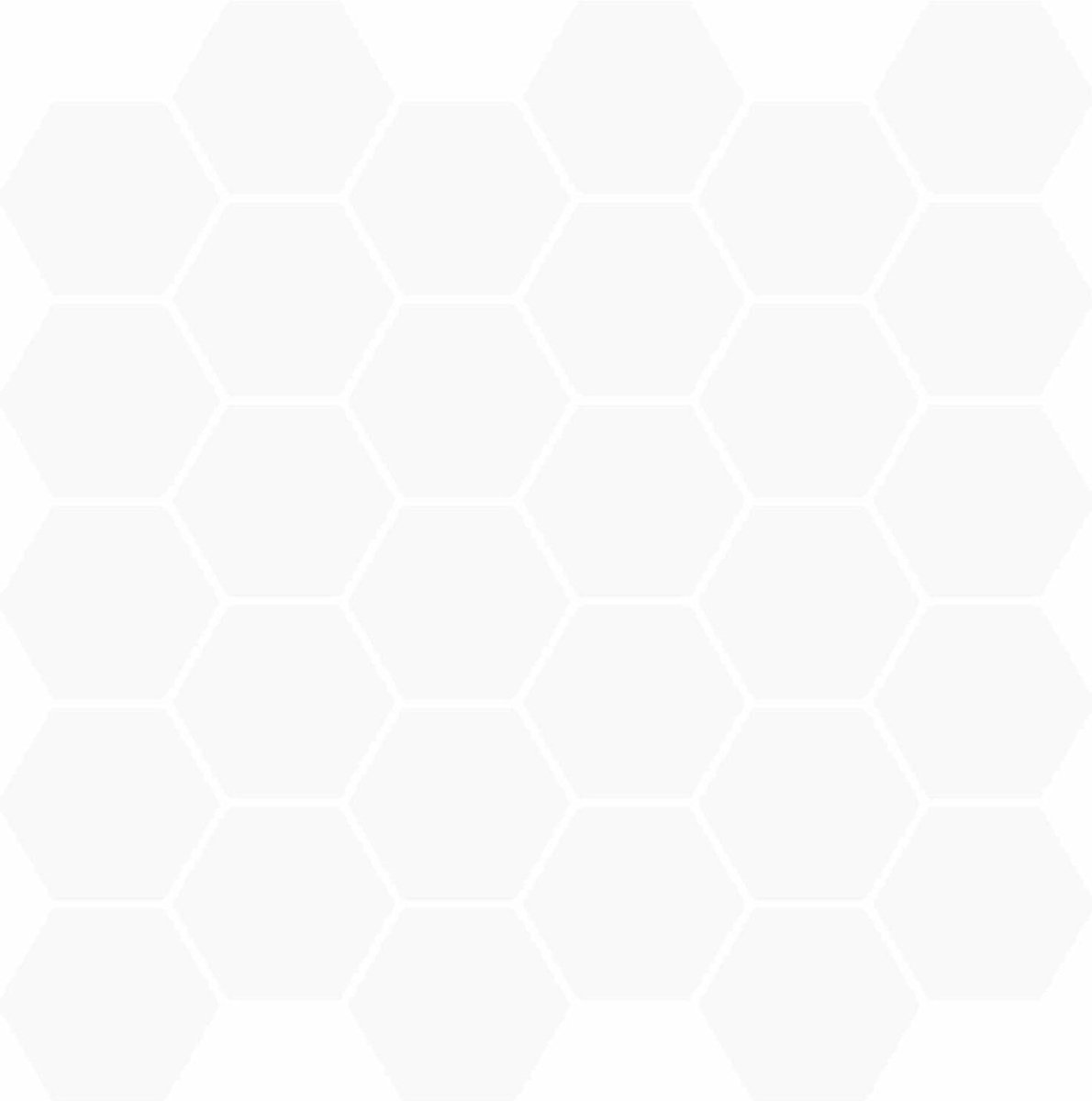 Hexagon Tegels - Zelfklevende Tegels - Keuken en Badkamer - Peel and Stick - 30 x 30 cm - Wit
