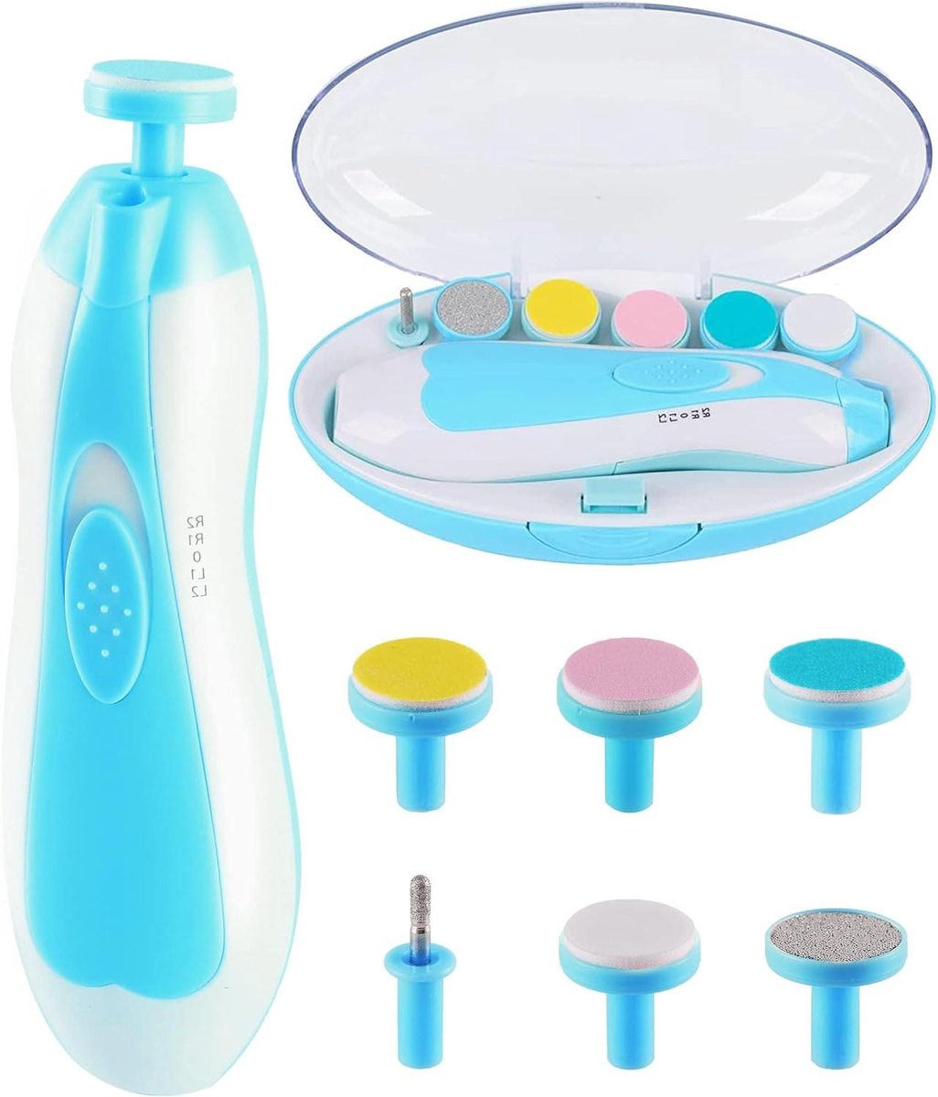 Elektrische Baby Nageltrimmer - Baby Nagelvijl Clipper - Veilig Nagels Knippen - Automatisch Polijsten