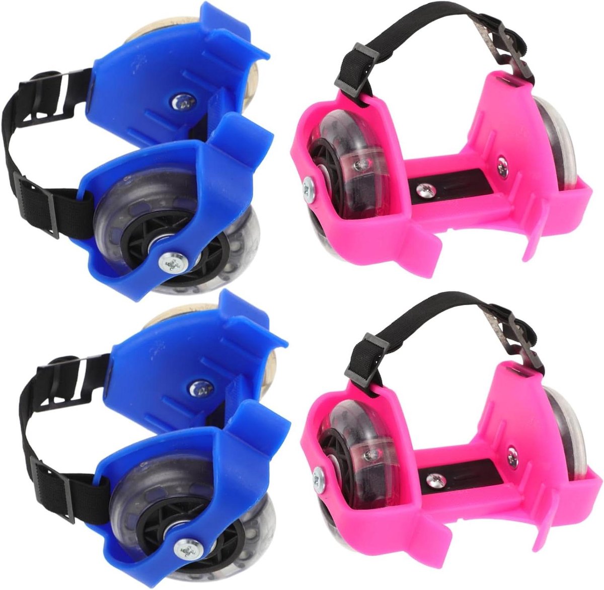 Lichtgevende Hielwielen Rolschaats Wielen Skeeleren voor Kinderen Zelfverlichtend 12×7.5×7.5CM