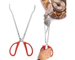 Reptielenvoertang 36,5cm voor Slangenvoer Anti-slip Extra Lange Pincet - Terrarium Accessoires Axolotl Baardagaam voeding