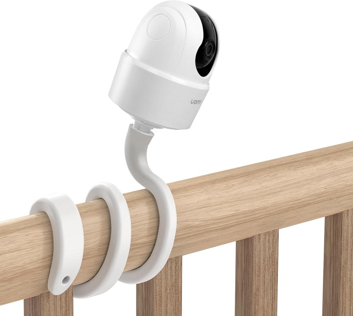 Flexibele Camerabevestiging - Babyfoonhouder Camera - Babykamer Monitoren - Zonder Boren te Monteren - Universeel - Wit