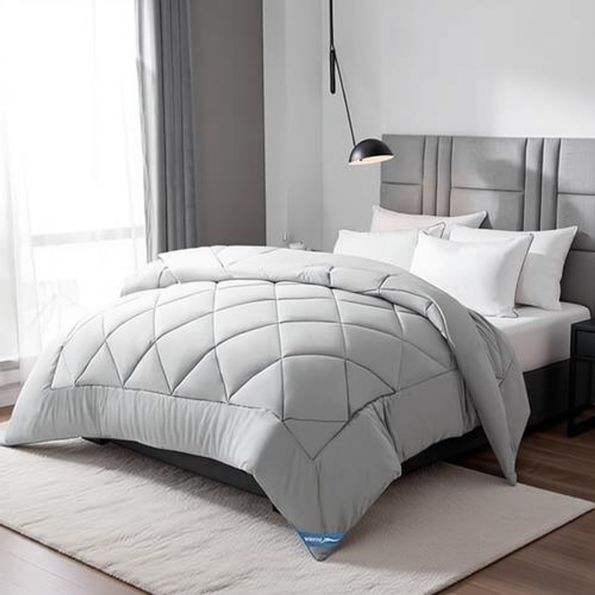 Arvion Getemperd Dekbed 300 g/m² Microvezel - 240x260 cm - Tweepersoons - Geschikt voor alle Seizoenen - Warm en Dik