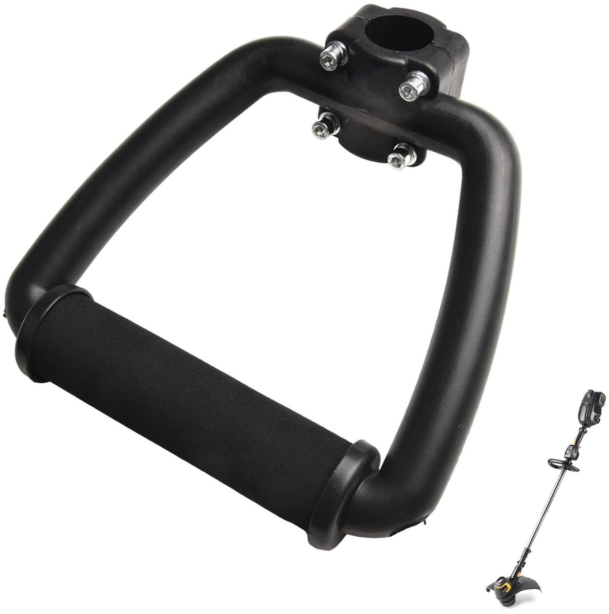Dailygoods- Ringgreep Ergonomisch - Vervangende Handgreep - Loopgreep - Geschikt voor Grastrimmer/Bosmaaier - Diameter 25-26 mm - Duurzaam Materiaal