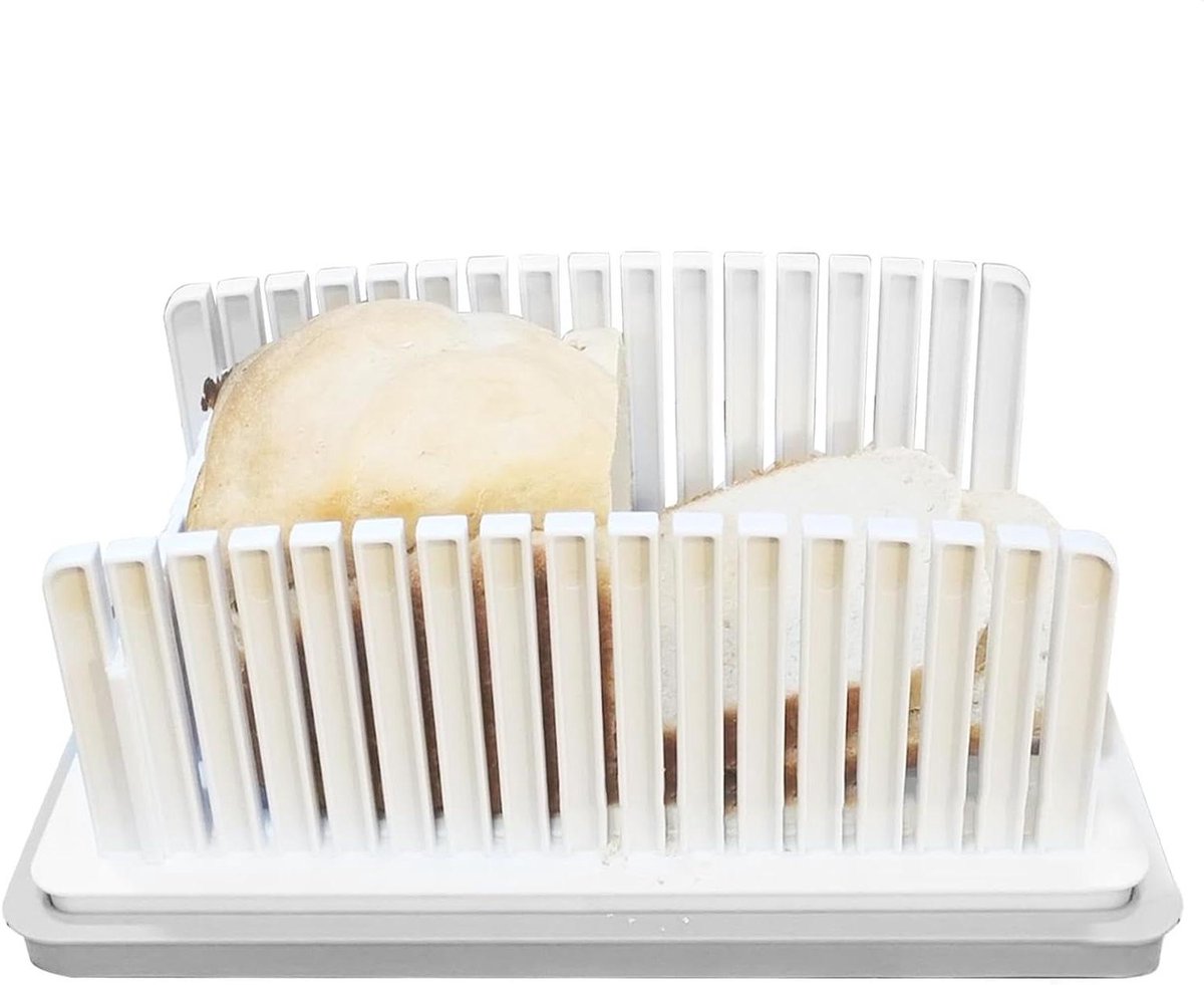 Brood Snijmachine - Broodsnijder Toast - Zelf Toast Maken - Verstelbare Dikte - 33.5 x 21.5 cm - Multicolor