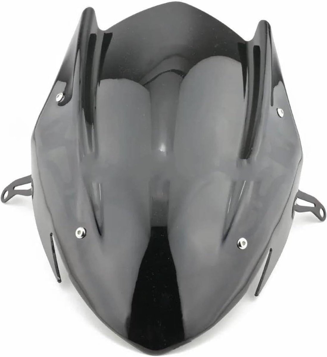 Windscherm Motorfiets - Voorruit Verlenging - Comfortabel Rijden - Krasbestendig ABS Materiaal - 328x238 mm - Zwart