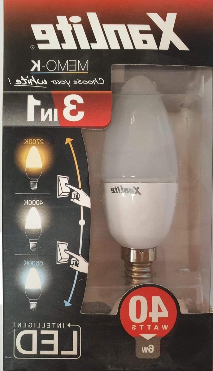 LED Kaarslamp - Vlamlamp E14 - Sfeerverlichting aanpassen - Variabele Kleurtemperatuur - 6 W - Niet gespecificeerd