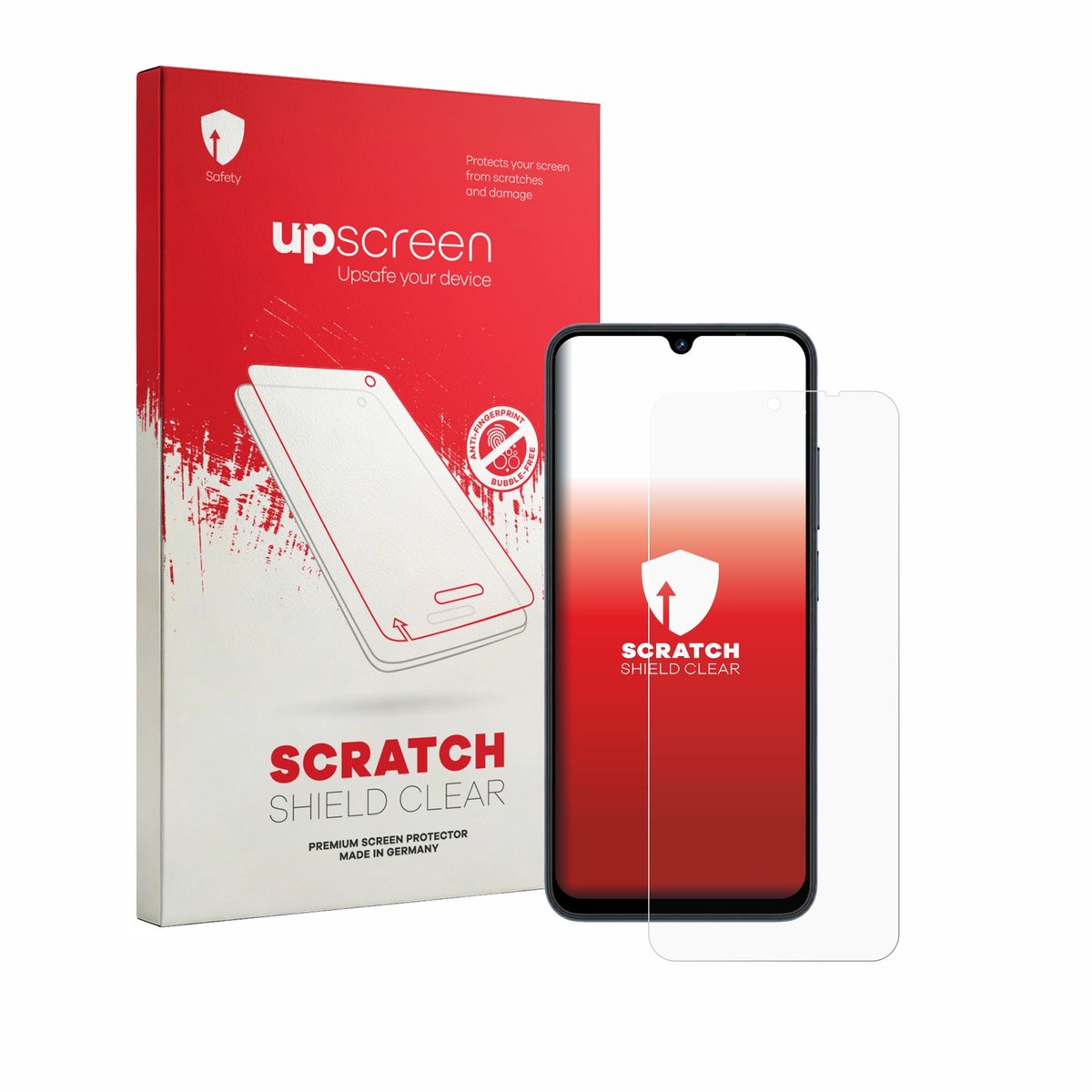 upscreen - Screenprotector voor Lagenio A12 Pro - Folie Beschermfolie transparant