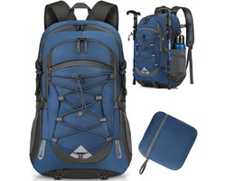 Wandelrugzak 40 liter - Waterdichte Rugzak - Opvouwbare Rugzak - Duurzaam Nylon - Trekking/Rugzak met Compartimenten - Trekkingrugzak