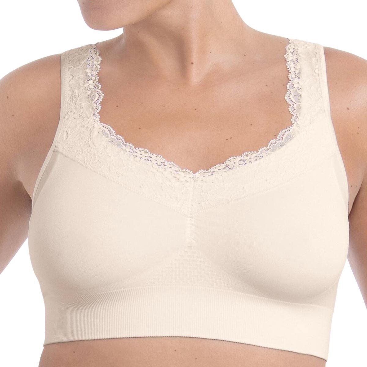Anita - Lotta Lace Prothese BH Crystal - maat XL - Wit