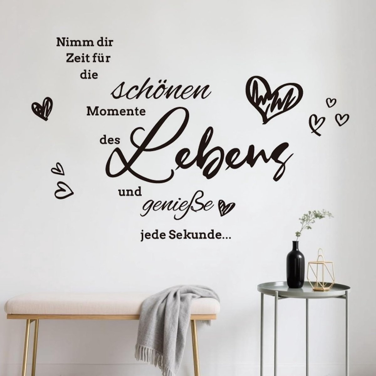 Muurtattoo spreuk zelfklevend motivationele muursticker woonkamer slaapkamer inspirerend aftrekbaar pvc decor