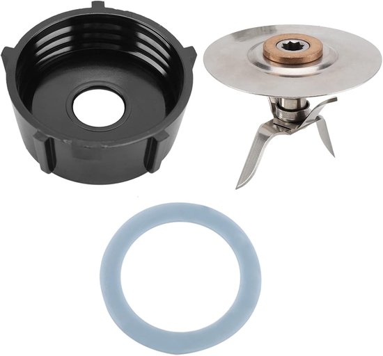 Vervangonderdelen voor Blender - RVS Mes met Ondersealing, Plastic en RVS Vervangingsset voor Juicer en Blender — afbeelding 5