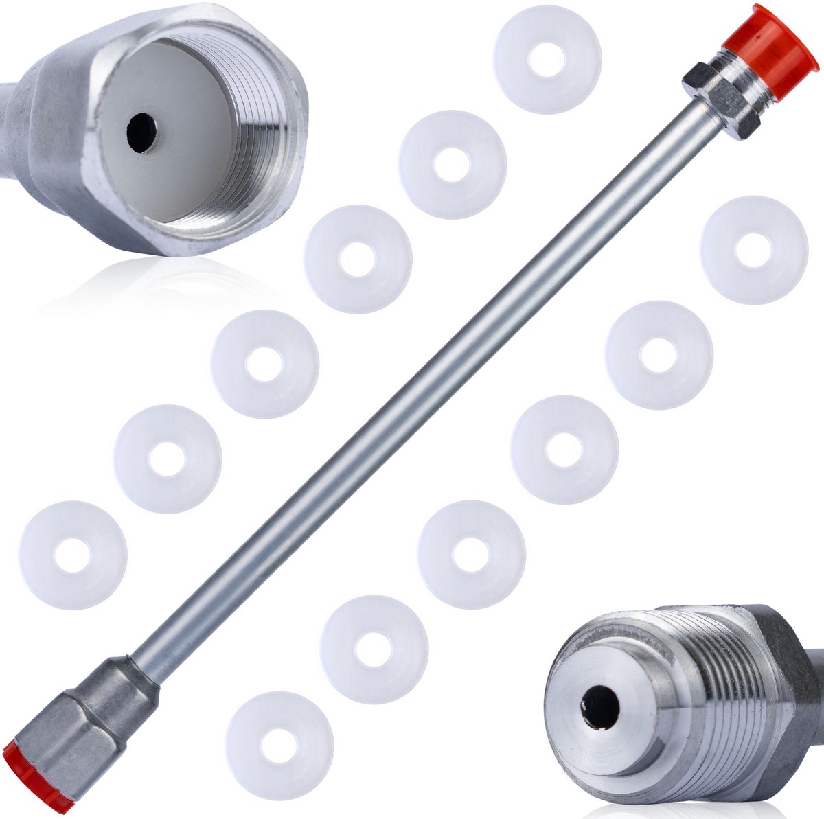 Rosfix Spuitlans Set - 50 cm, 290 bar - Gwint 7/8" (22 mm), 12 Afdichtingen - Voor Verfspuitpistool