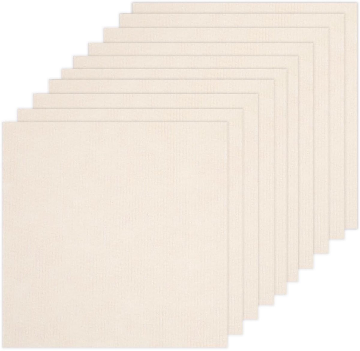 Omgoods - Set van 10 Zelfklevende Tapijttegels Beige 30x30 cm
