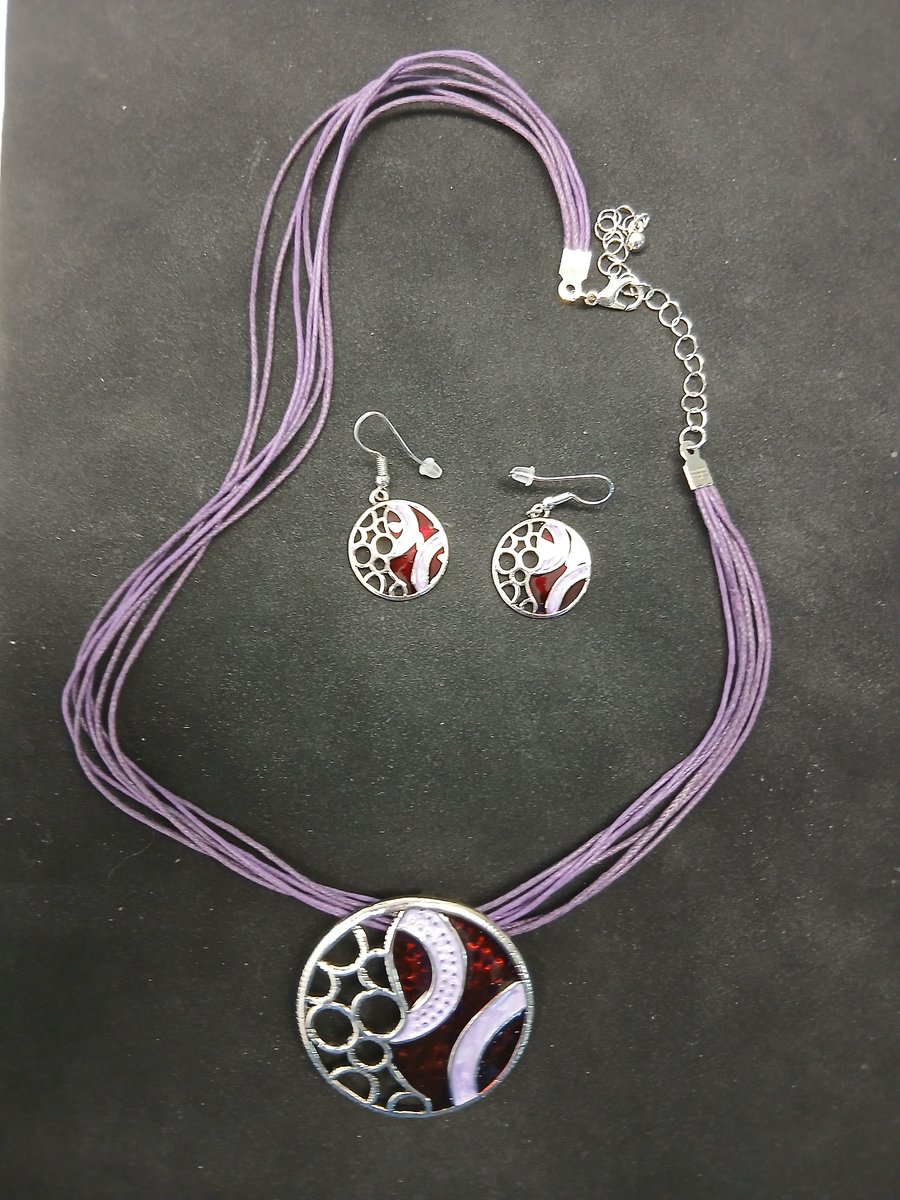 My Sweet Romance® Boho Vintage Sieradenset – Ruby & Plum