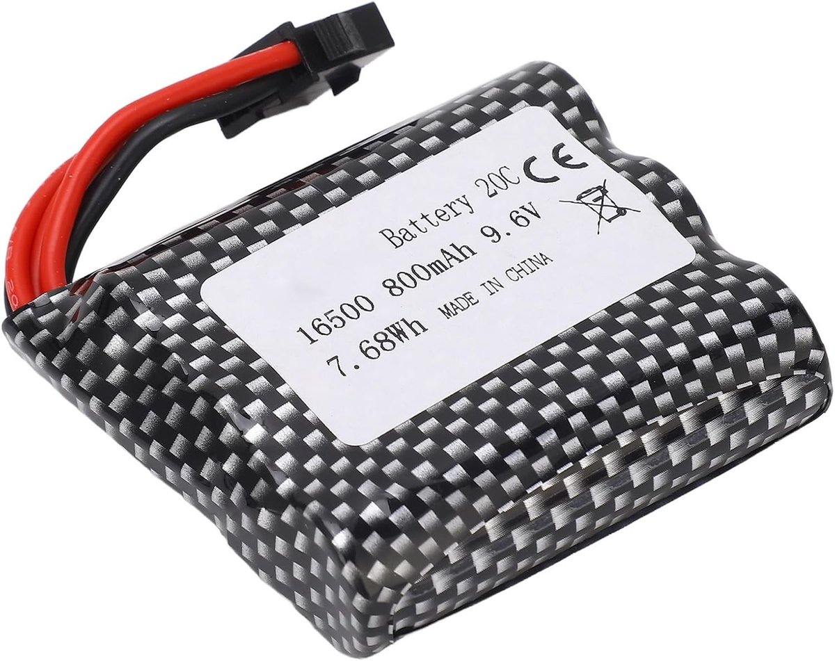 Verbeterde 800mAh 9,6V RC Autovervangingsbatterij voor S911, S912, 9115 en 9116 met Lange Levensduur en Hoge Capaciteit