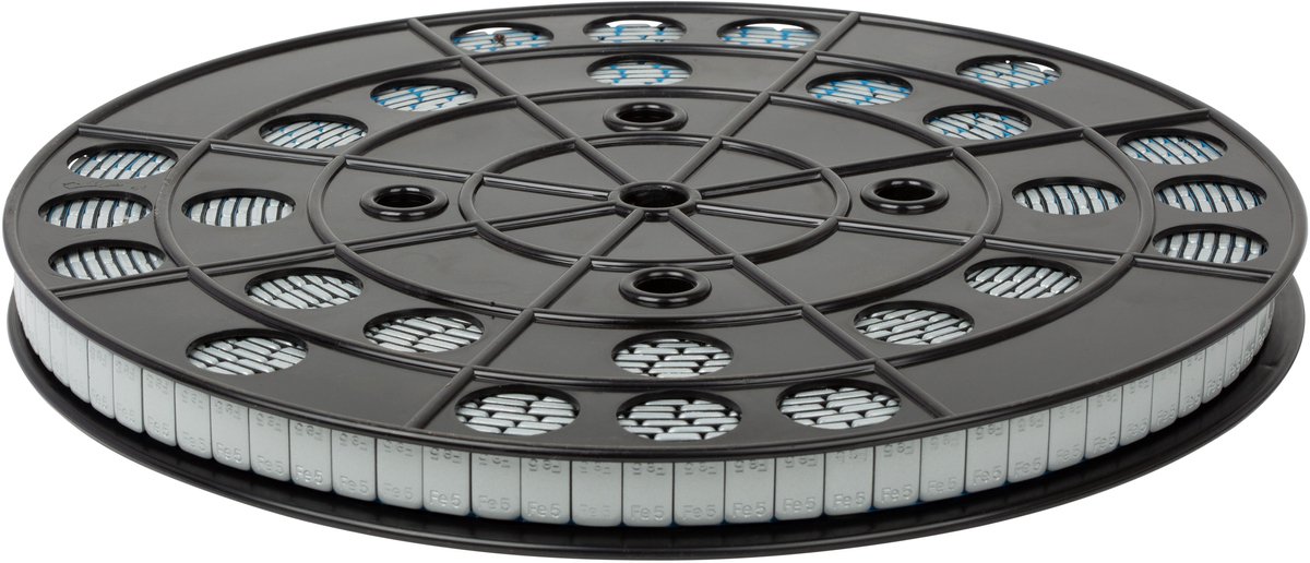 Plaklood 1200 × 5 gram op rol, 6 kg | grijs gecoat