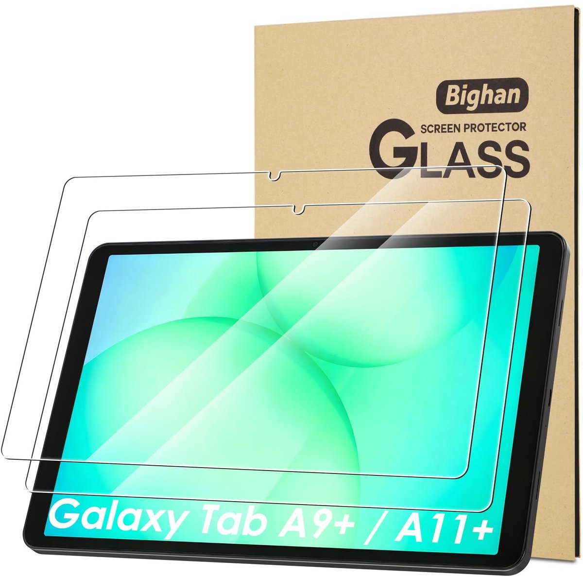SolidKeus - 2 Stuks Tempered Glass Screen Protector voor Tablets