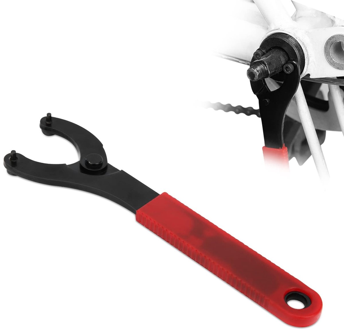 SolidKeus - Fietskoppelingssleutel met Rubber Handvat