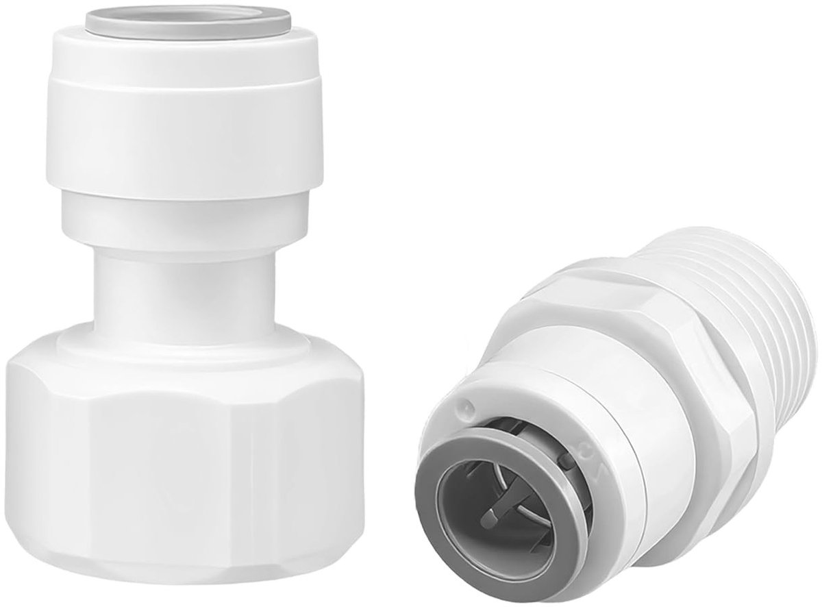 SolidKeus - Waterfilteraansluiting 1/2 tot 3/8 voor Osmose Systemen
