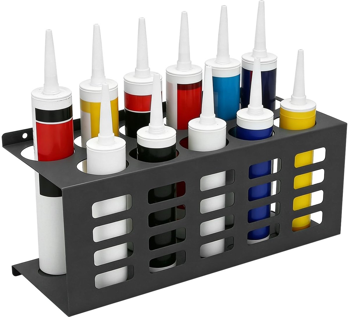 SolidKeus - Wandhouder voor 11 Silicone Cartridge's met Stijlvol Ontwerp