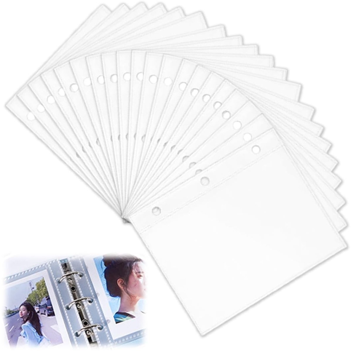 SolidKeus - 20 Stuks Mini Foto Album Inlays