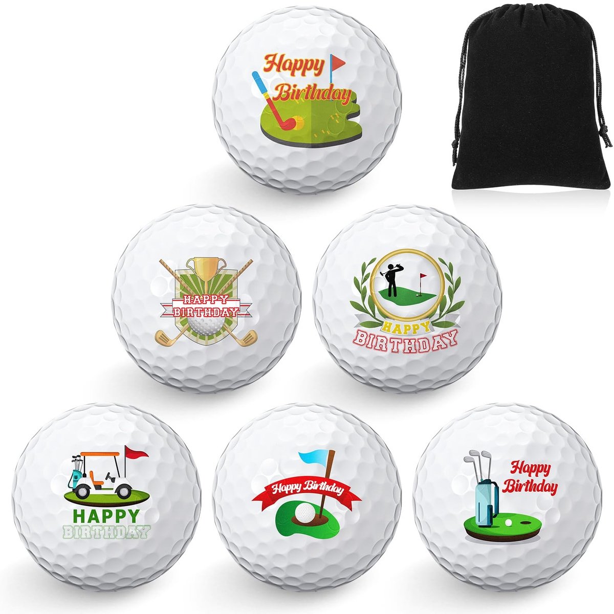 SolidKeus - Golf Cadeauset voor Golf Fans - 6 Stuks