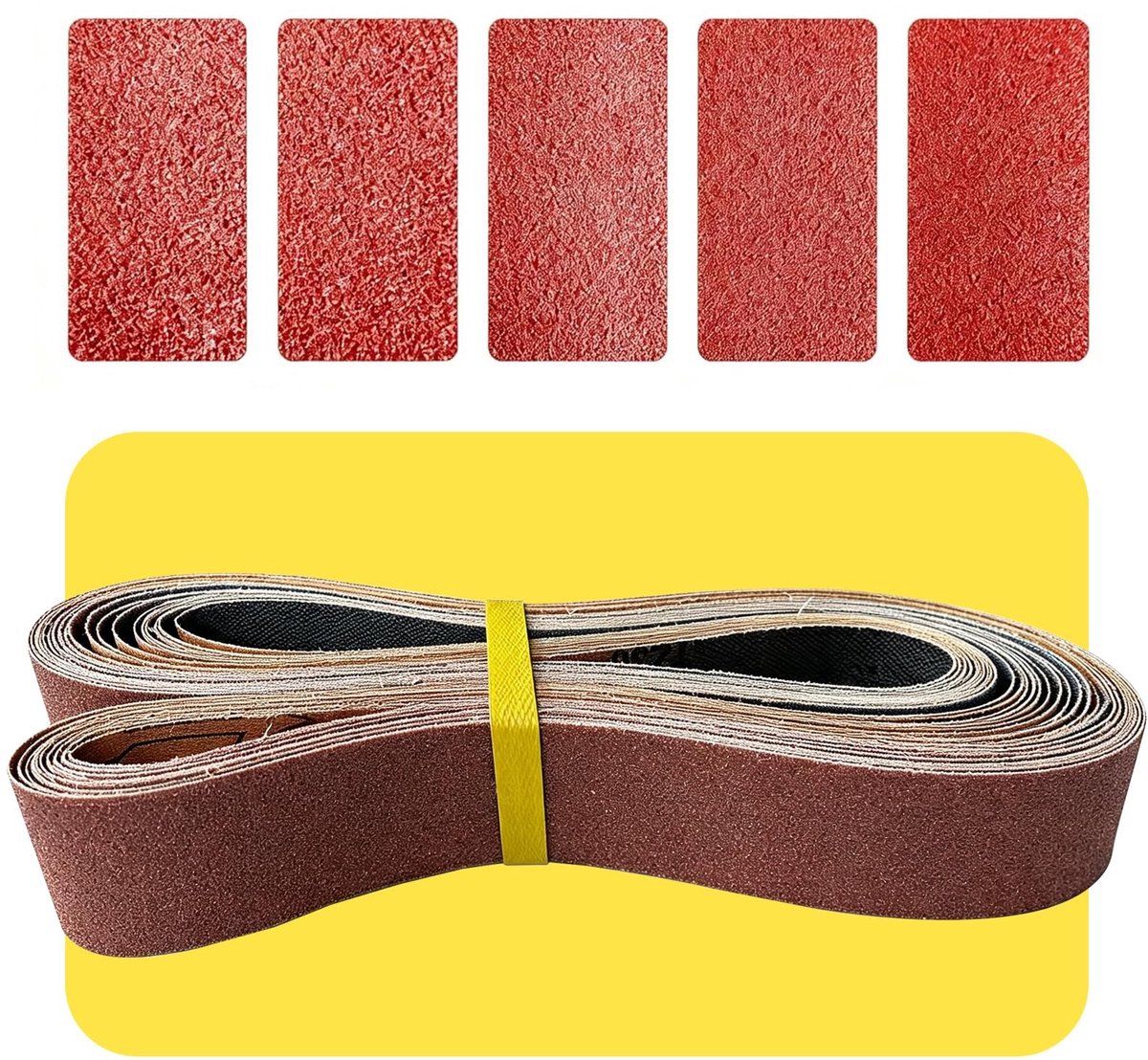 SolidKeus - Set van 10 Schuurbanden 50x2000 mm voor Bandschuurmachine