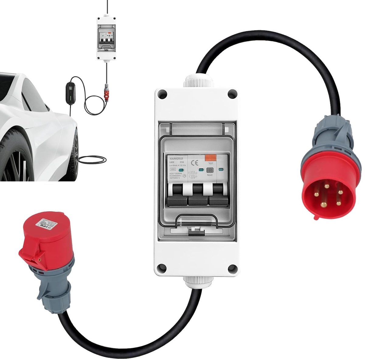 SolidKeus - CEE Adapter 32A naar 16A voor Professioneel Gebruik