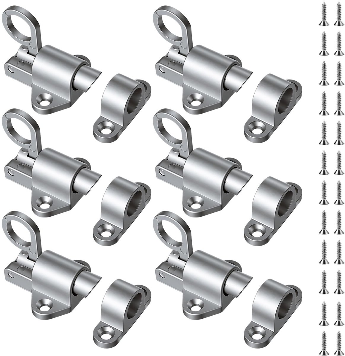 SolidKeus - Automatische Deurvergrendelingen, Set van 6