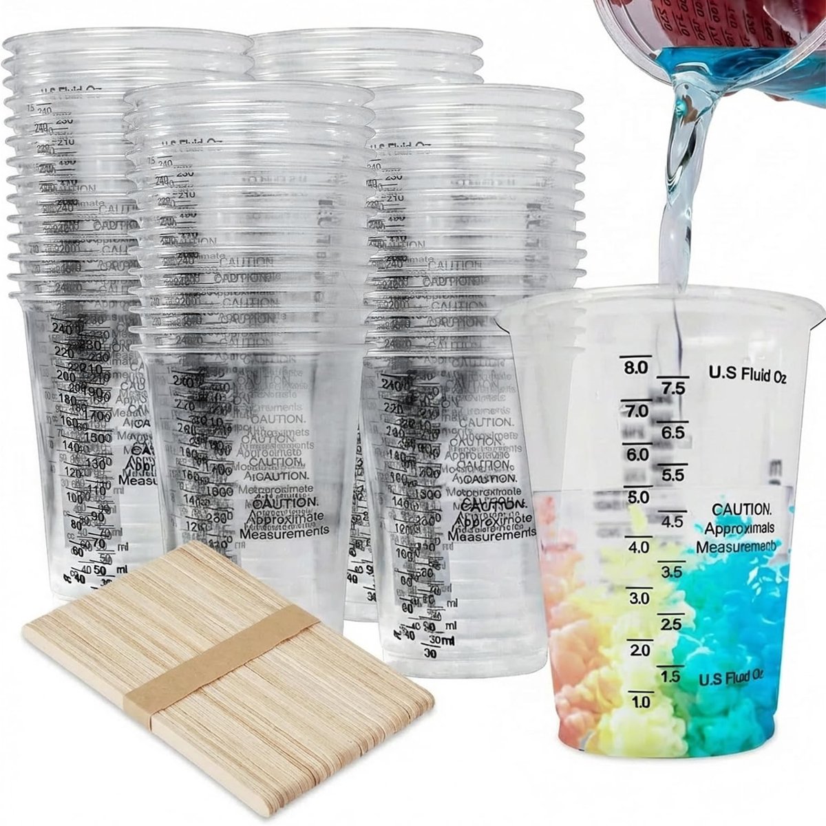 SolidKeus - Epoxyhars Mengbeker van 240ml