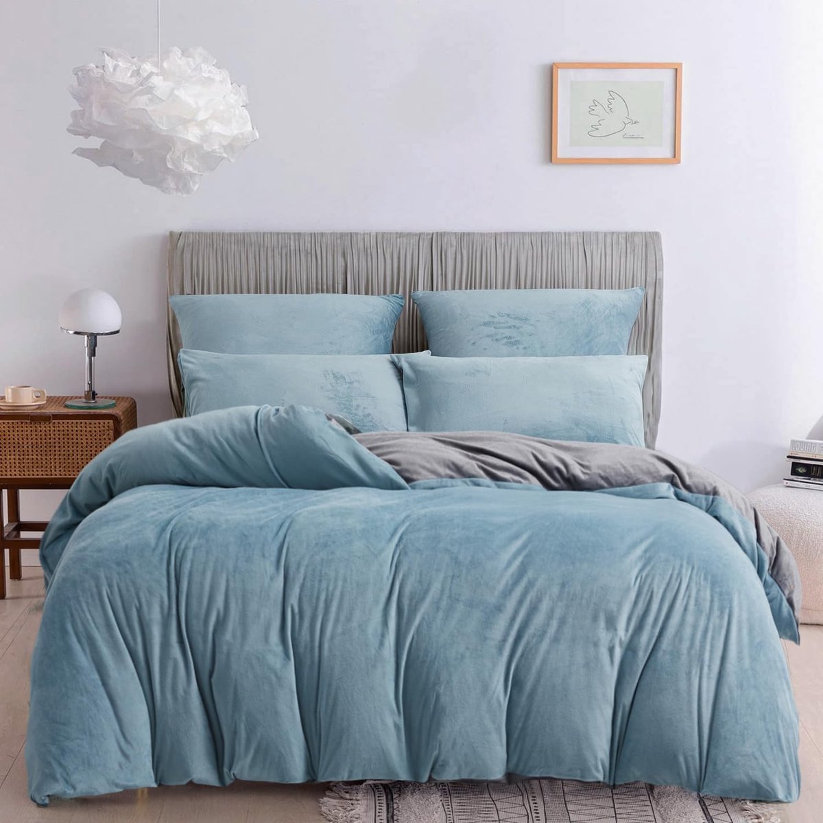 SolidKeus - Winter Bedlinnen 220 x 240 cm met Duvet Cover en 2 Kussenslopen