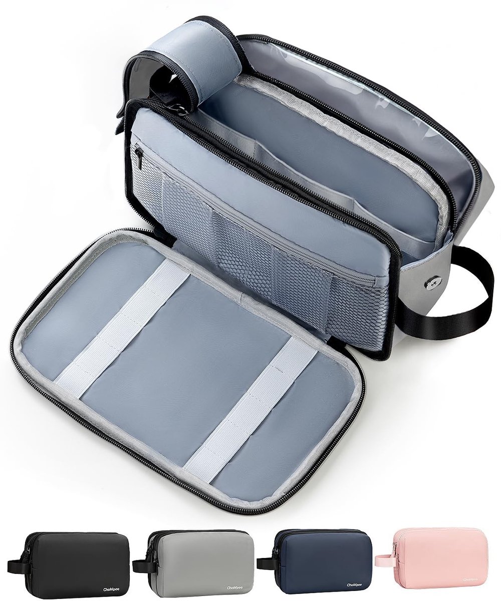 SolidKeus - Waterdichte Toilettas voor Mannen en Vrouwen, Ideaal voor Reizen en Makeup