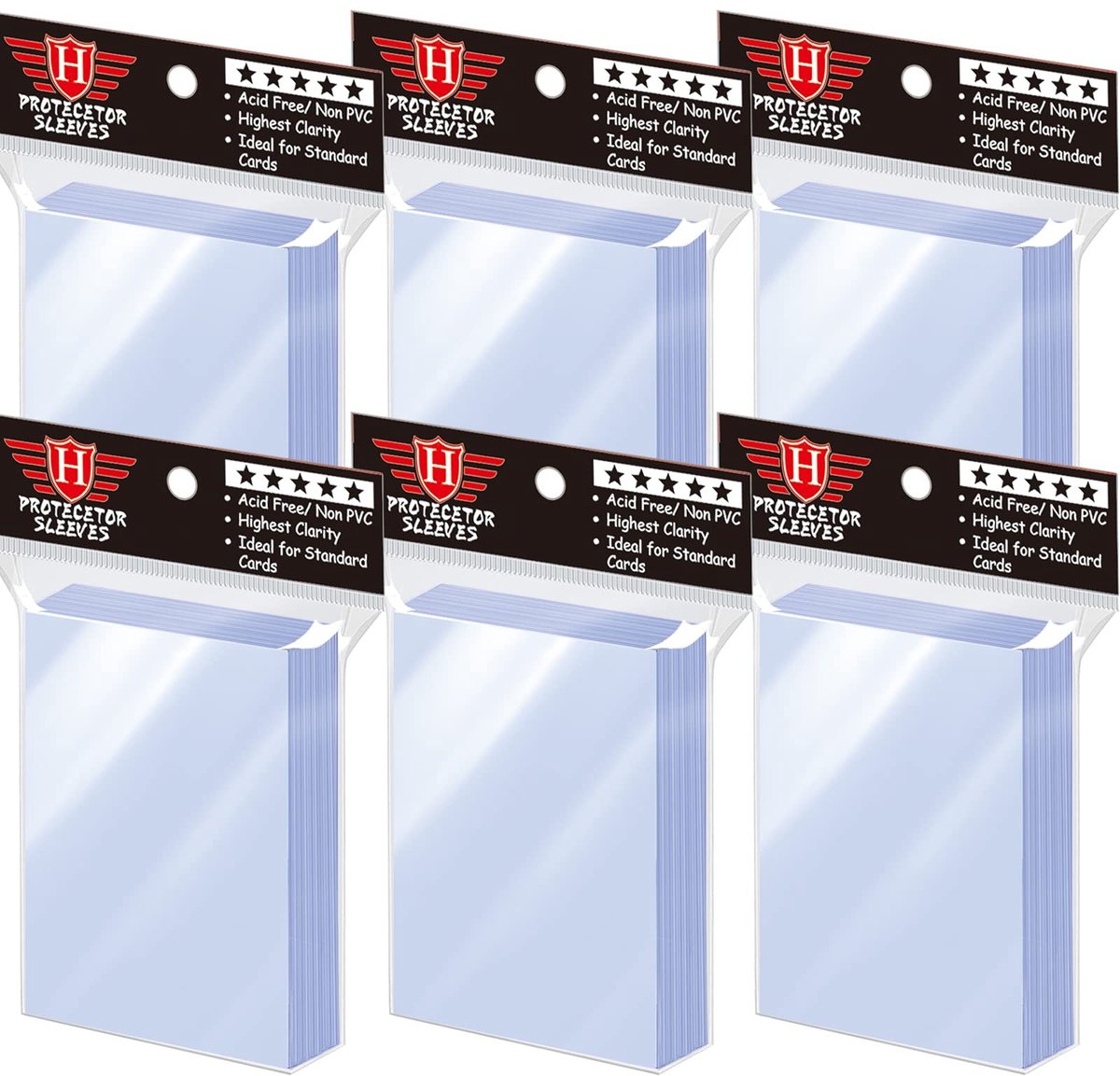 SolidKeus - Set van 600 Transparante Kaarthoezen voor Trading Cards