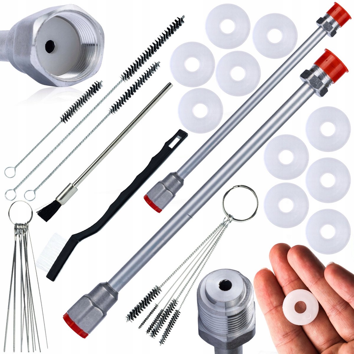 Rosfix Spuitlans Set - Verlenging 30/50 cm, 290 bar - Gwint 7/8" 22 mm