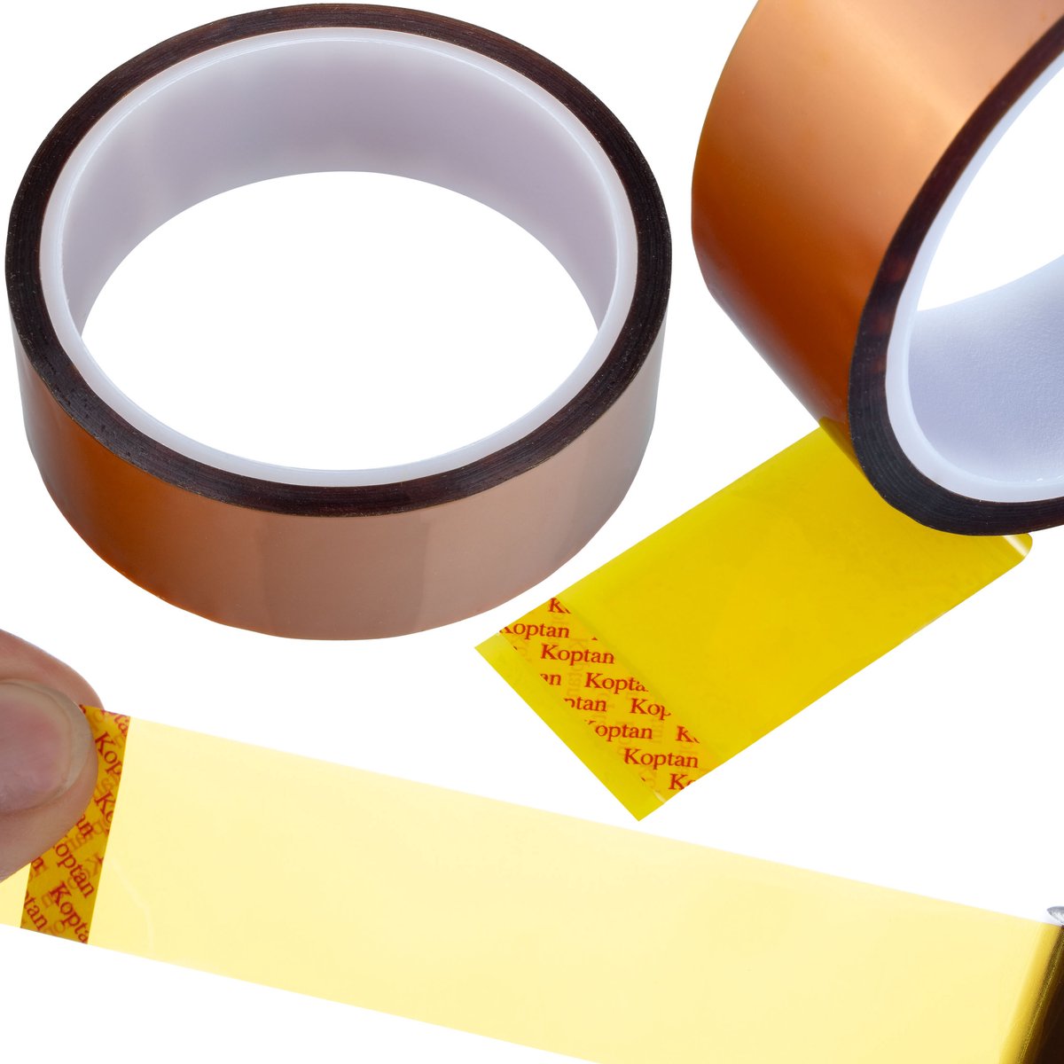 Rosfix Kapton Isolatietape - Hittebestendig Silicontape - 50 mm×0,05 mm×30 M