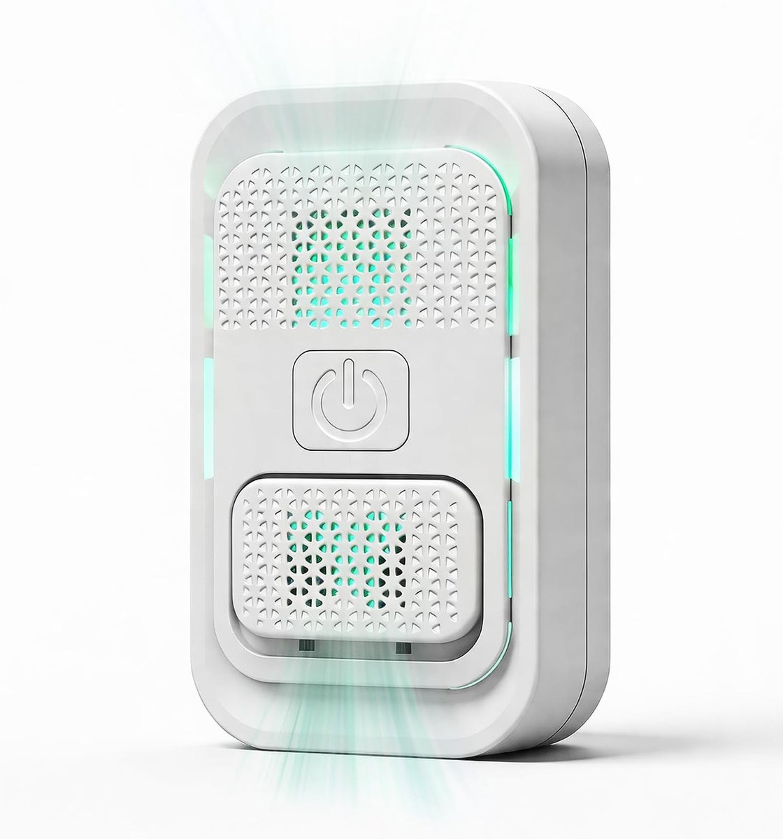 Filterloze witte plug-in ionisator luchtreiniger 1 stuks tegen rook, stof en huisdiergeuren voor slaapkamer badkamer keuken