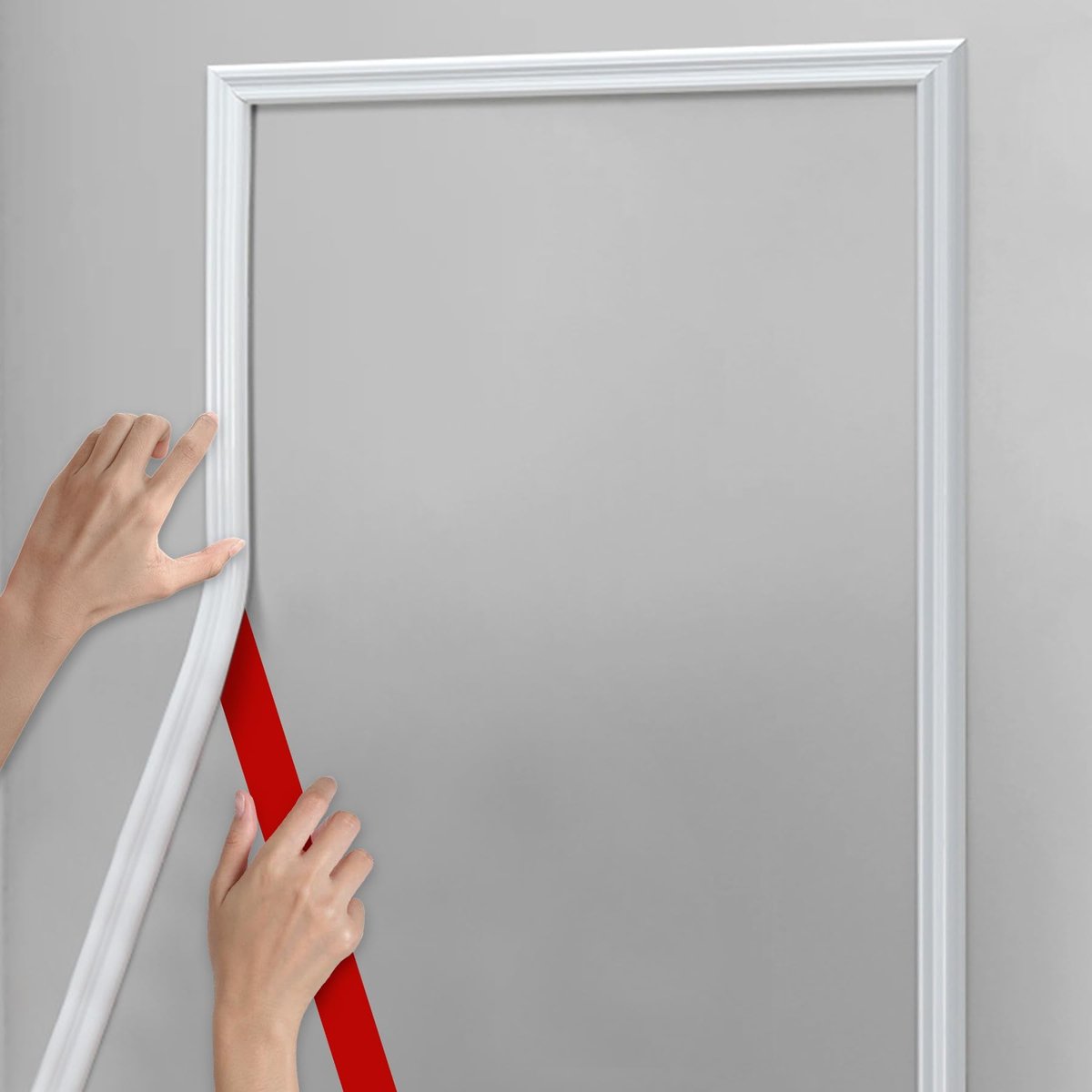 Omgoods - Peel and Stick Stoelrand Panelen voor Wanddecoratie (480"L x 1.6"W)