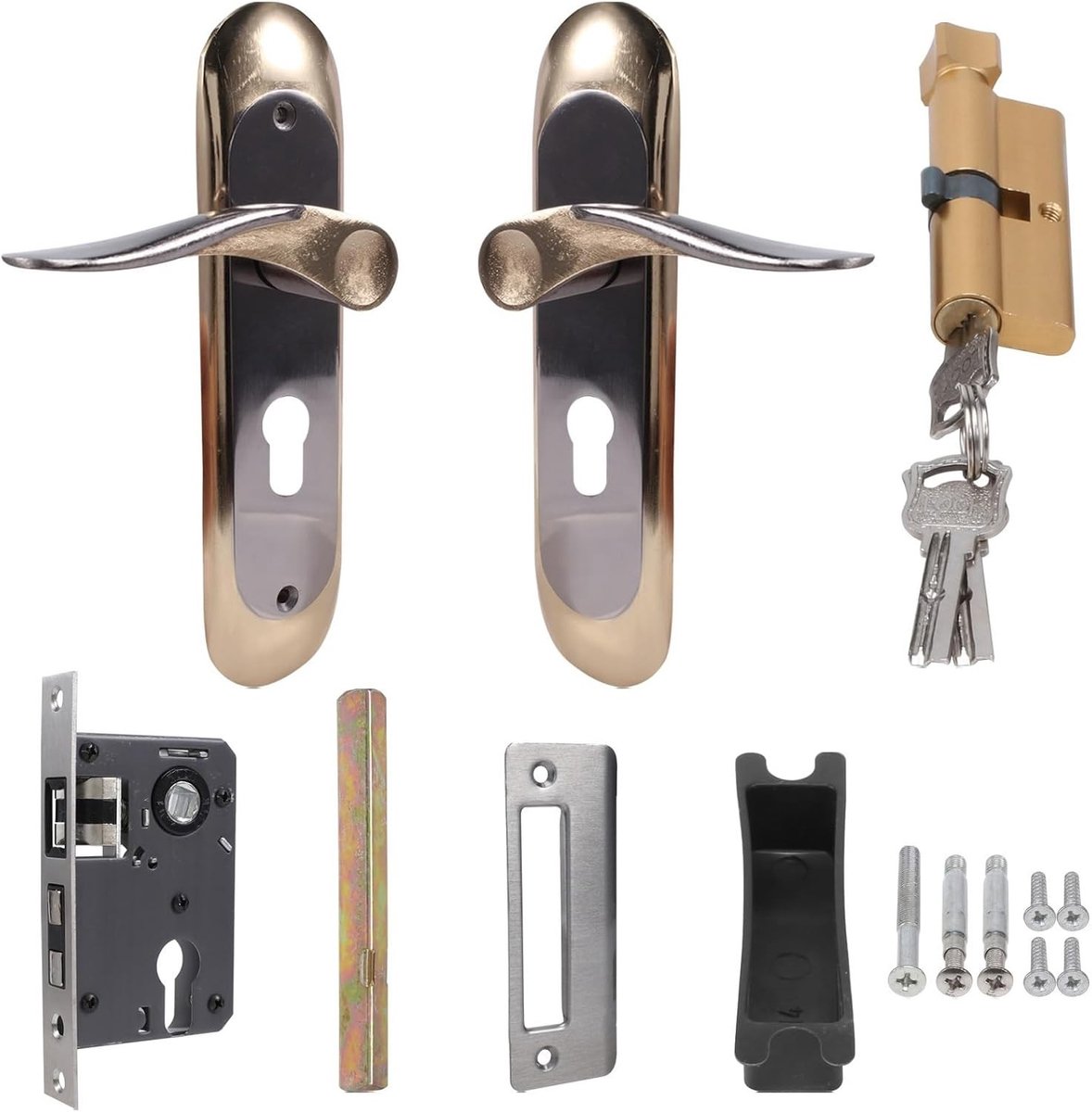 Veilige deur voor thuis met slot en aluminium legering, ideaal voor binnen- en buitentoepassingen
