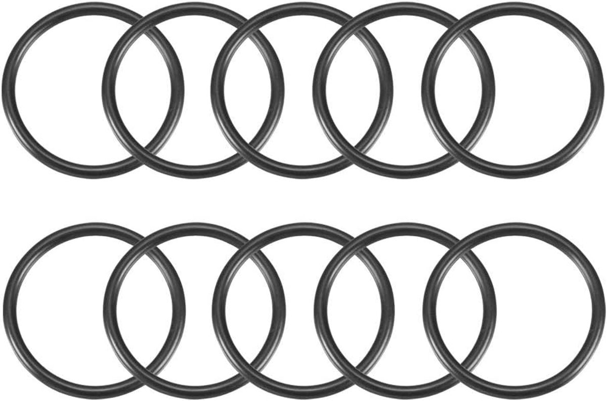 3x40mm Nitril Rubber O Type Afdichtingsring Pakking Grommets Zwart 10 Stks